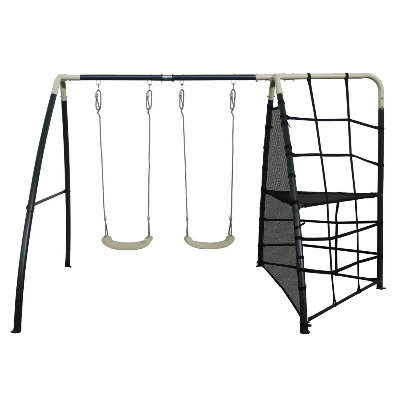 Axi Schommel Set 287x191x190 Cm Met Frame Van Metaal Grijs