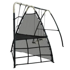 Axi Schommel Set 287x191x190 Cm Met Frame Van Metaal Grijs