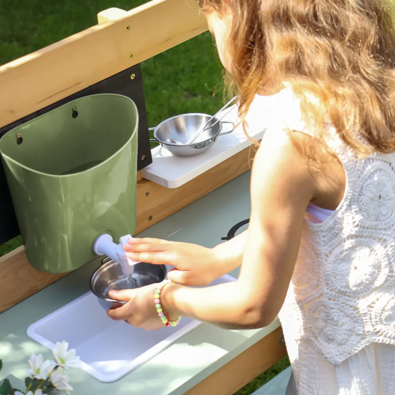 Axi Waterreservoir Met Kraan Voor Speelkeuken - Groen