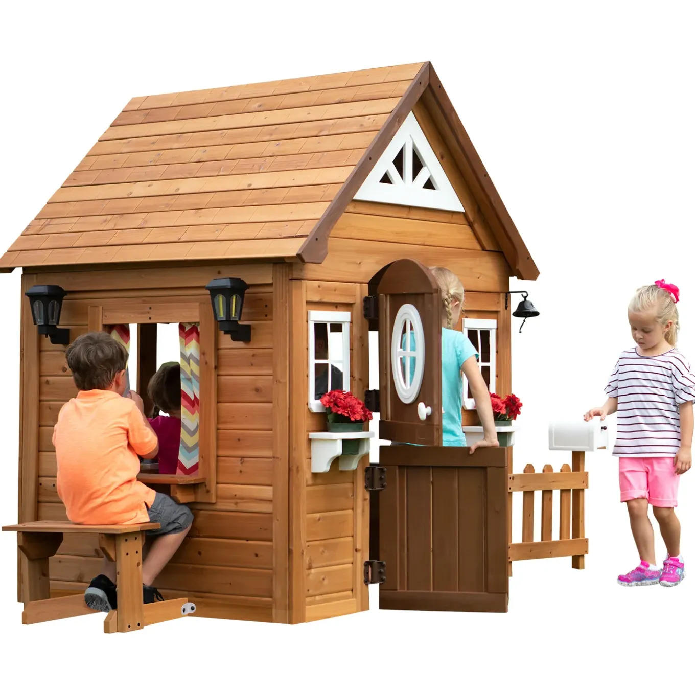 Backyard Discovery Aspen Speelhuis 130x200x170cm Hout Bruin