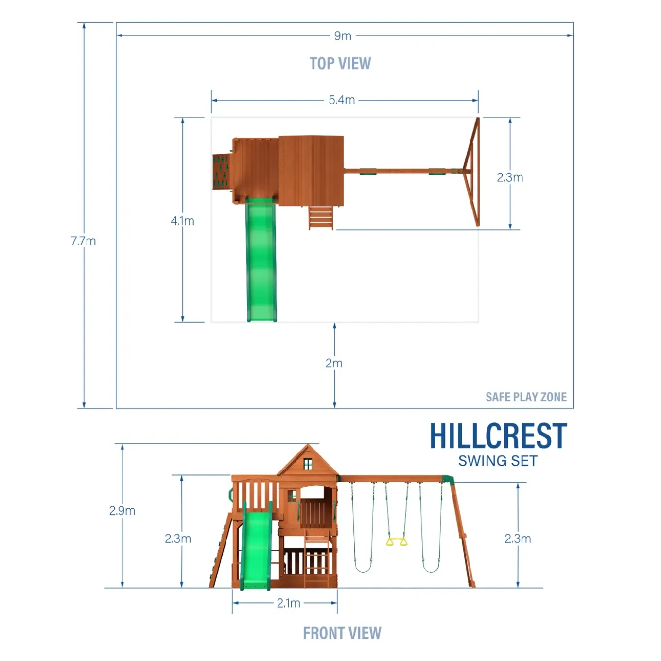 Backyard Discovery Hill Crest Speeltoestel - Speeltoren - Hout