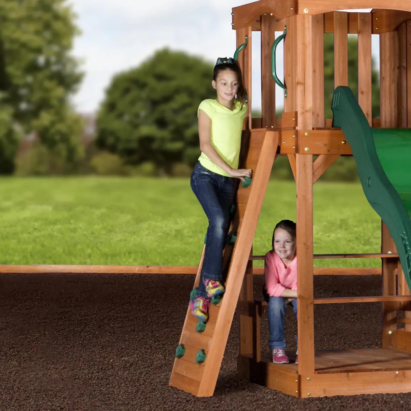 Backyard Discovery Hill Crest Speeltoestel - Speeltoren - Hout