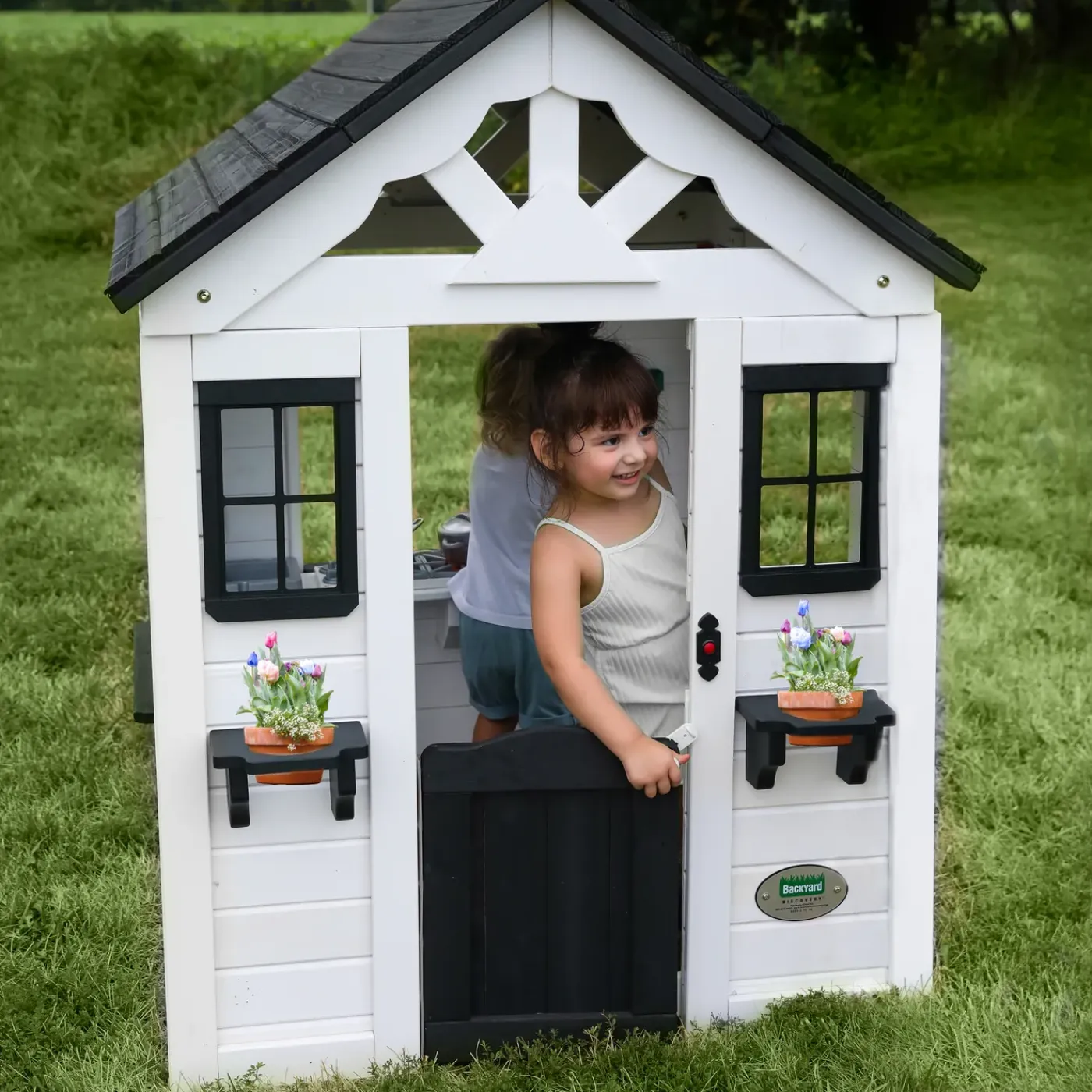 Backyard Discovery Sweetwater Speelhuis 117x107x140 Hout Wit