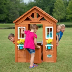 Backyard Discovery Timberlake Speelhuis 117x107x140 Hout Bruin