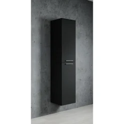 Badplaats Badkamerkast Venus 30 X 30 X 160 Cm - Mat Zwart