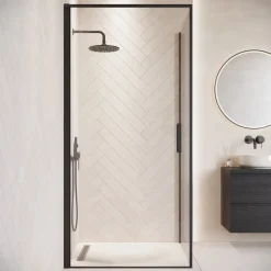 Badplaats Douchecabine Alava 100 X 100 X 190 Cm - Zwart - Nano Coating