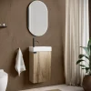 Badplaats Toiletmeubel Apollo 40cm - Licht Eiken