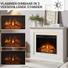 Balderia Elektrische Sfeerhaard Fria Wit 25 X 100 X 82 Cm – 2000 Watt