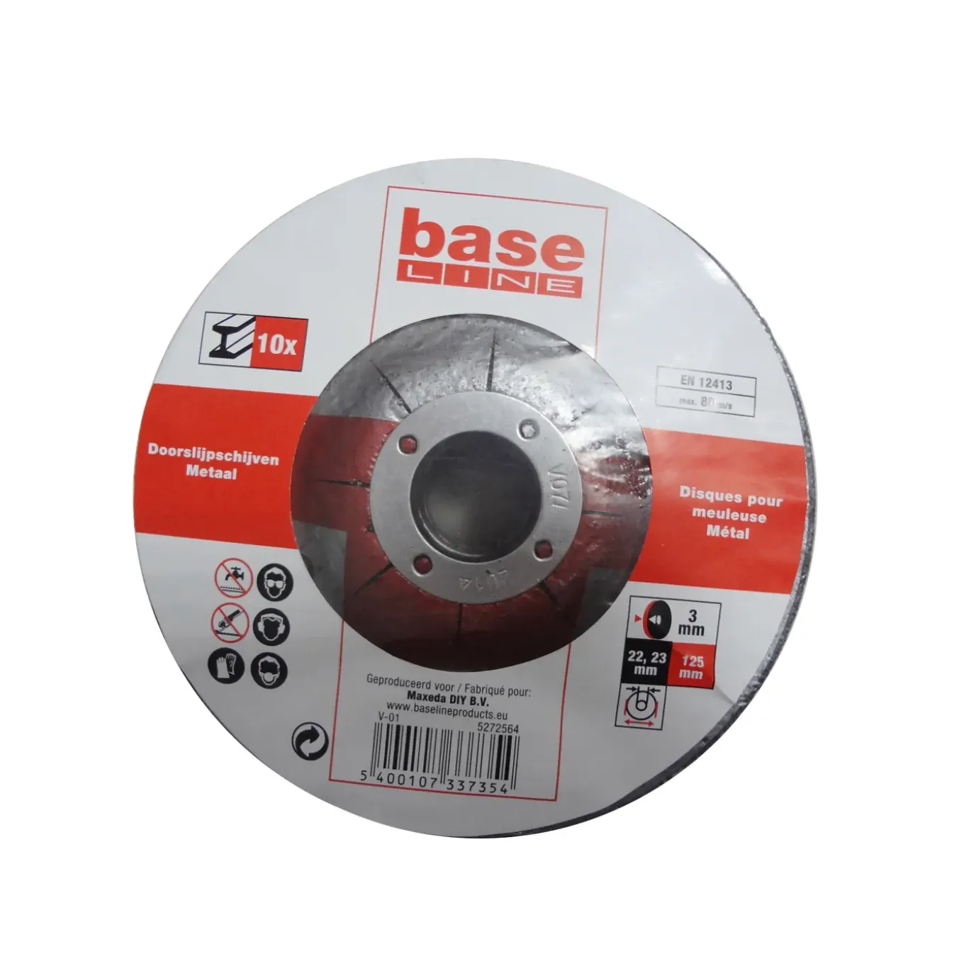 Baseline Doorslijpschijf - Metaal - 125mm