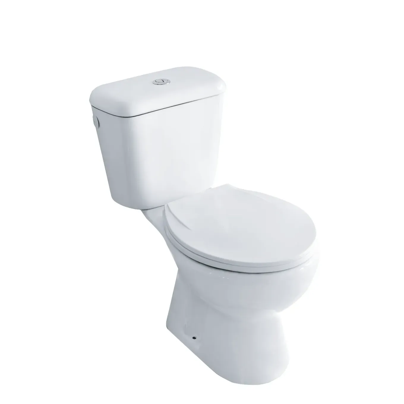 Baseline Duoblok toilet met randloze toiletpot - AO - wit