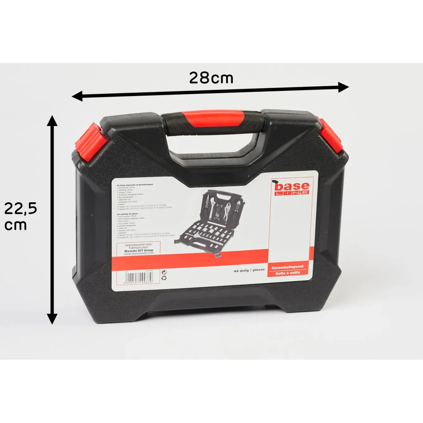 Baseline gereedschapset dopsleutels – 45 stuks