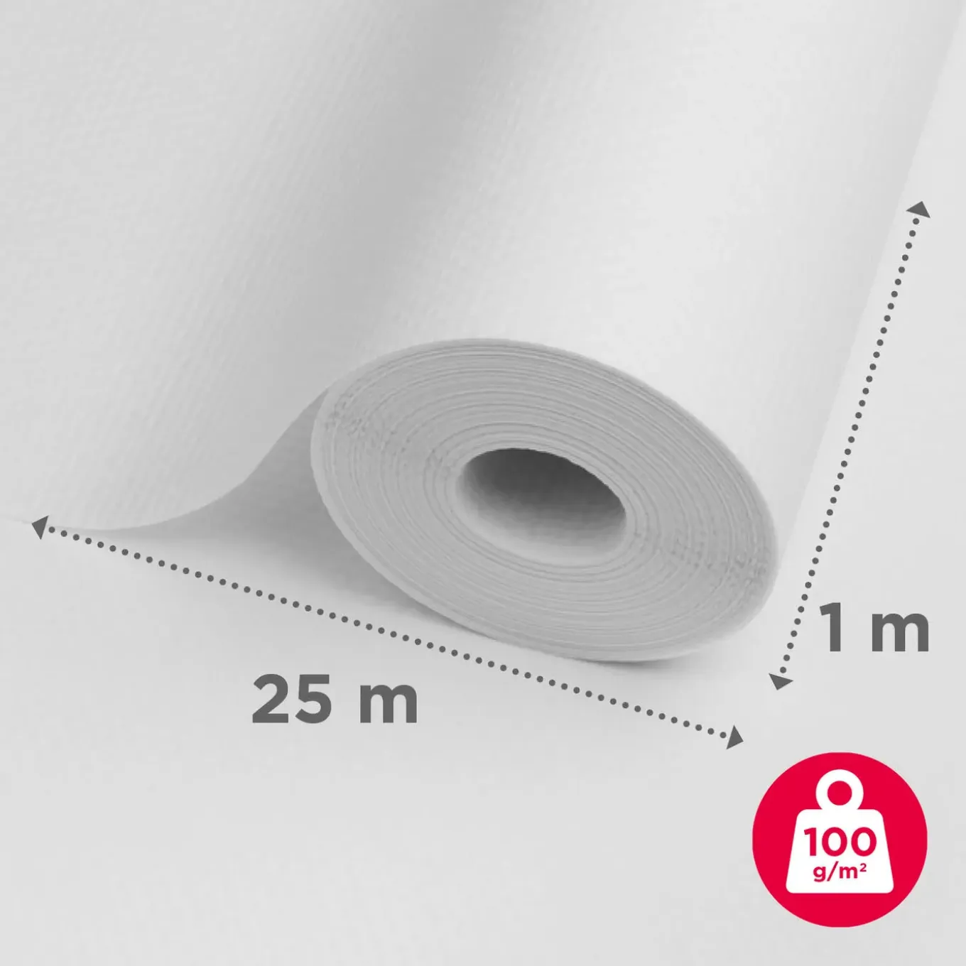 Baseline glasvliesbehang - ruit - 25 m - 100 g/m²