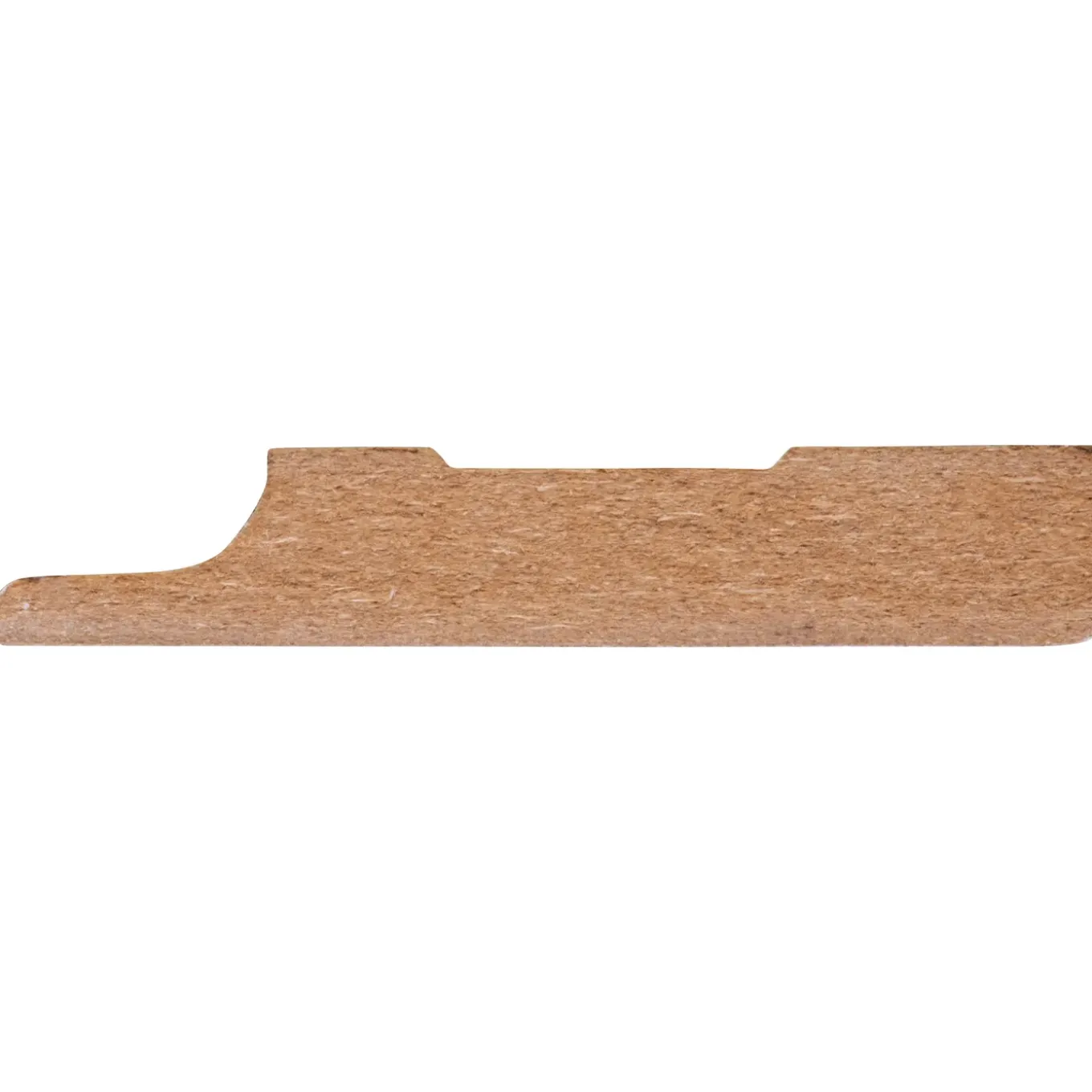 Baseline Muurplint Budget Cubic - Wit - MDF - Folie - 240cm - 14x80mm