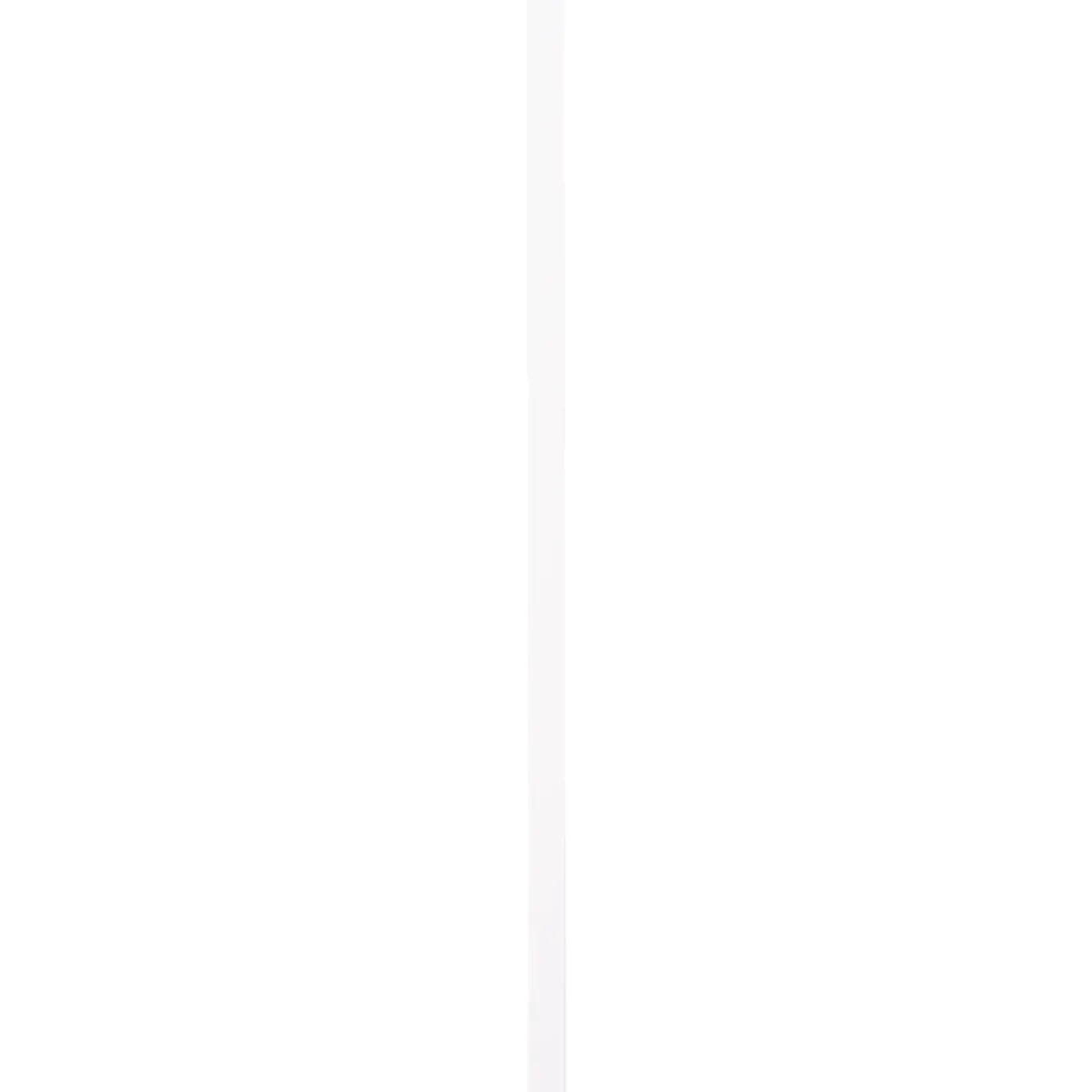 Baseline Muurplint Budget Cubic - Wit - MDF - Folie - 240cm - 14x80mm