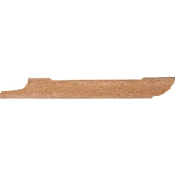 Praxis Baseline Muurplint Budget Style Wit - MDF - Folie - 240cm - 14x120mm
