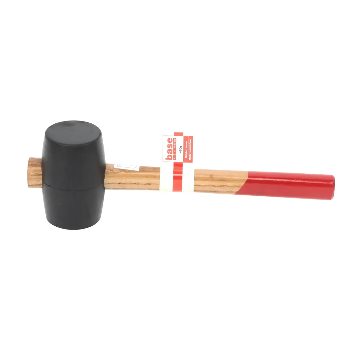 Baseline rubberhamer hout 450gr