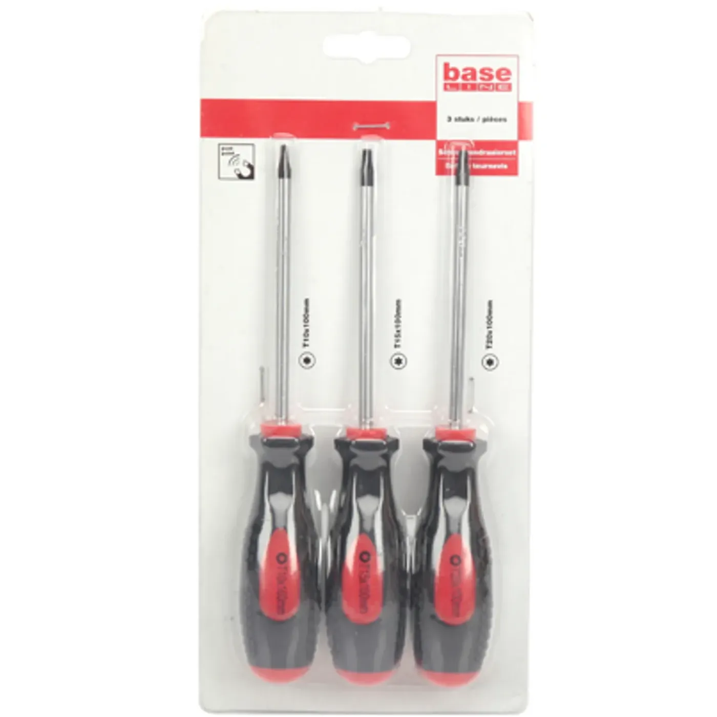Baseline schroevendraaierset voor Torx 3st.