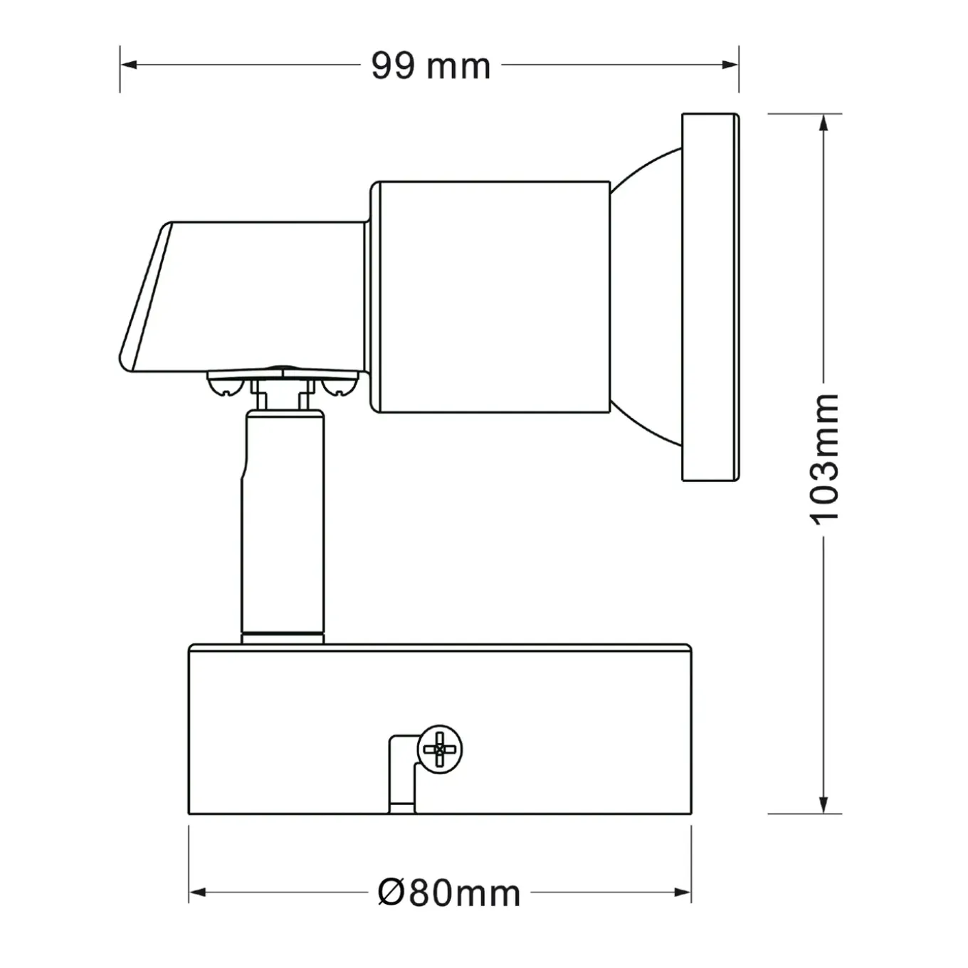 Baseline spot Torino chroom GU10 5W