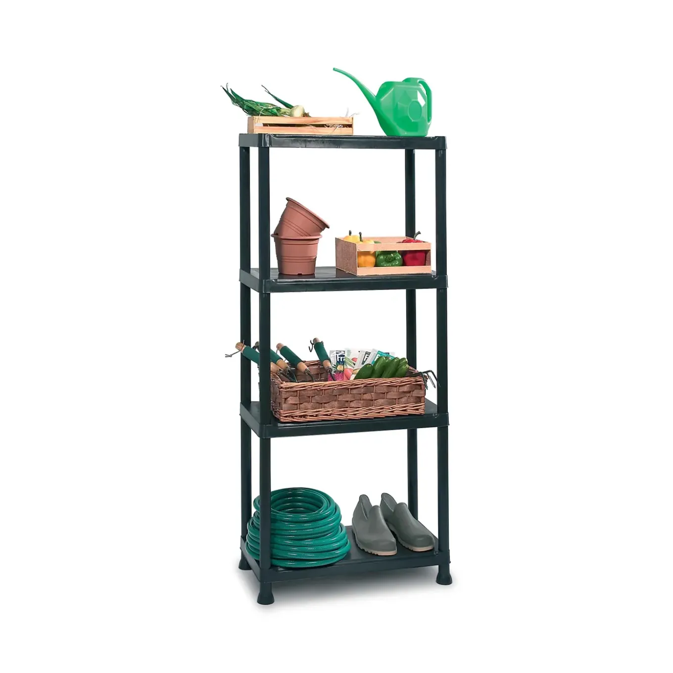 Baseline Stellingkast - 135x60x30cm - Draagkracht 20kg - Zwart