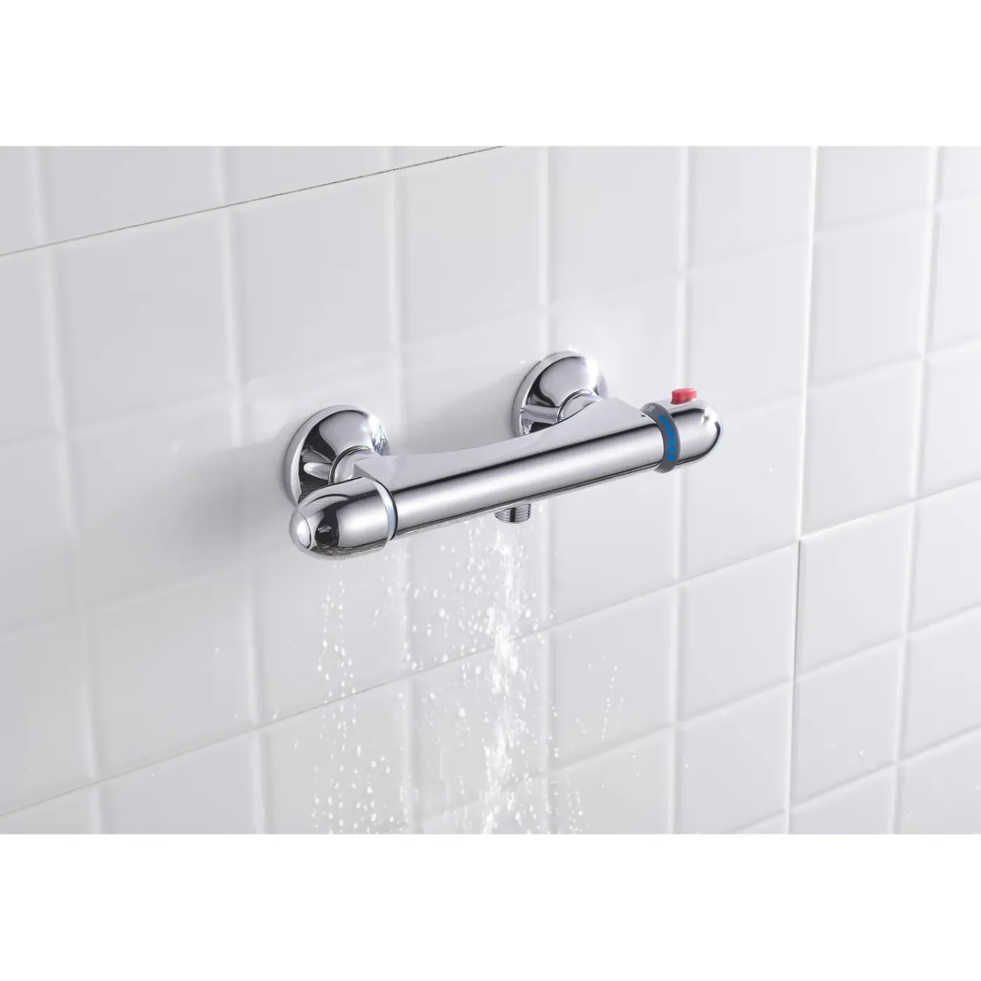 Baseline Thermostatische Douchekraan Oval - Chroom - 15 cm
