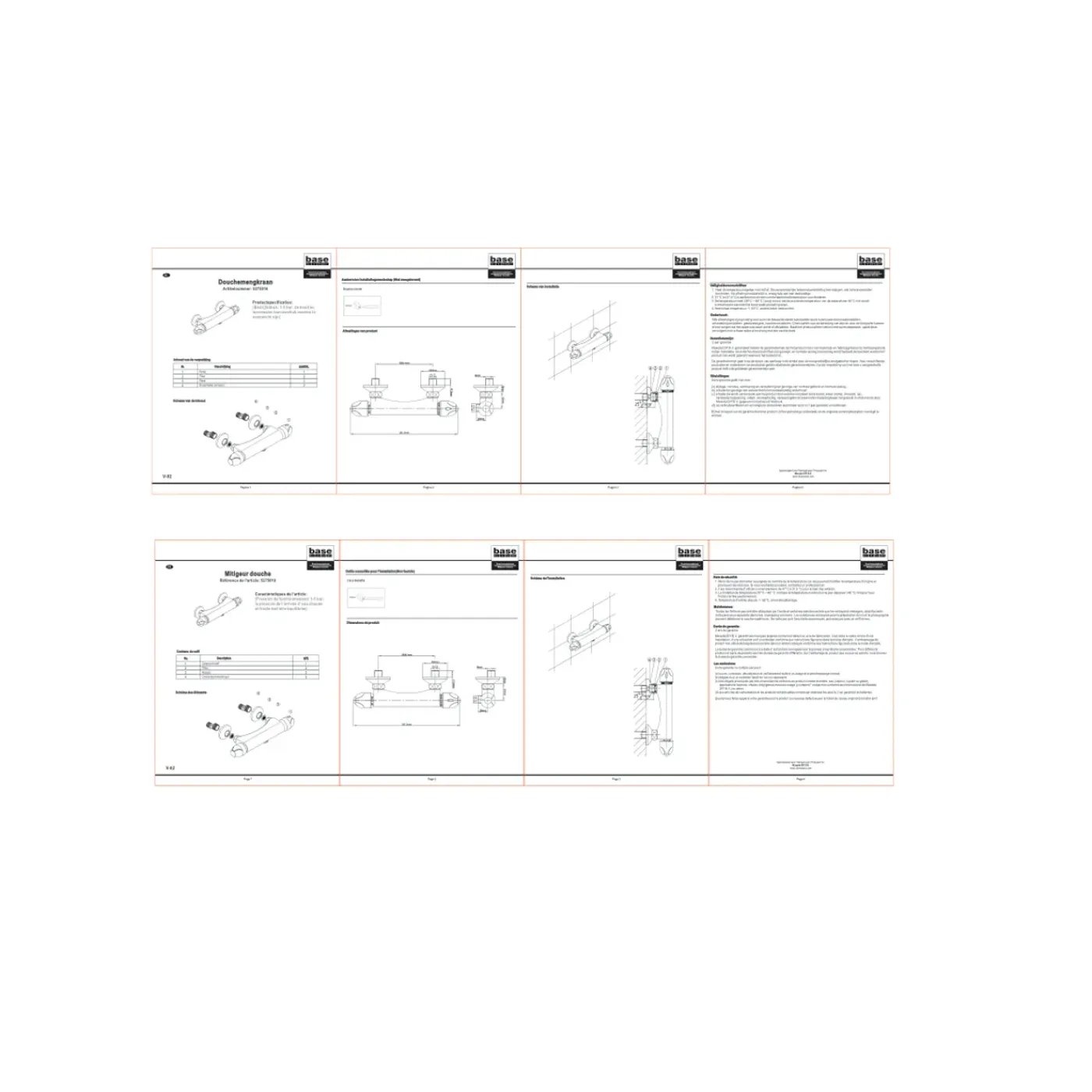 Baseline Thermostatische Douchekraan Oval - Chroom - 15 cm
