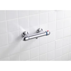 Baseline Thermostatische Douchekraan Oval - Chroom - 15 cm