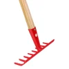 Baseline Tuinhark Compleet - Gelakt Staal - 8 Tanden - 31cm - 140cm Steel