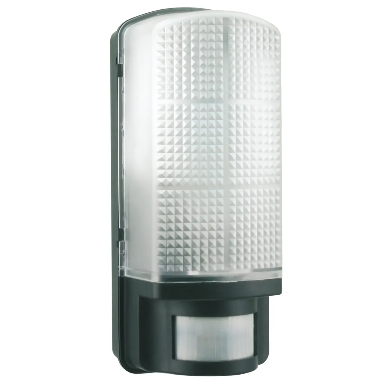 Baseline wandlamp Ibiza zwart E27 met sensor