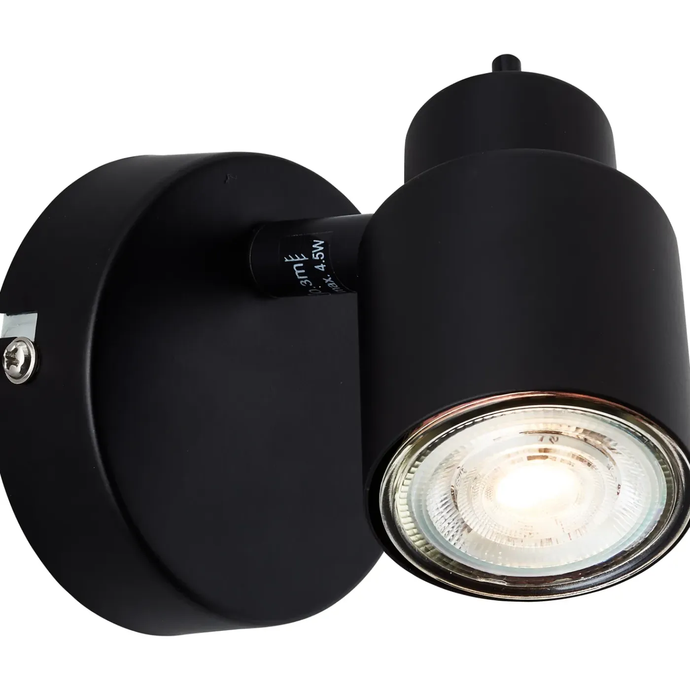 Baseline Wandlamp Verona - Zwart - GU10