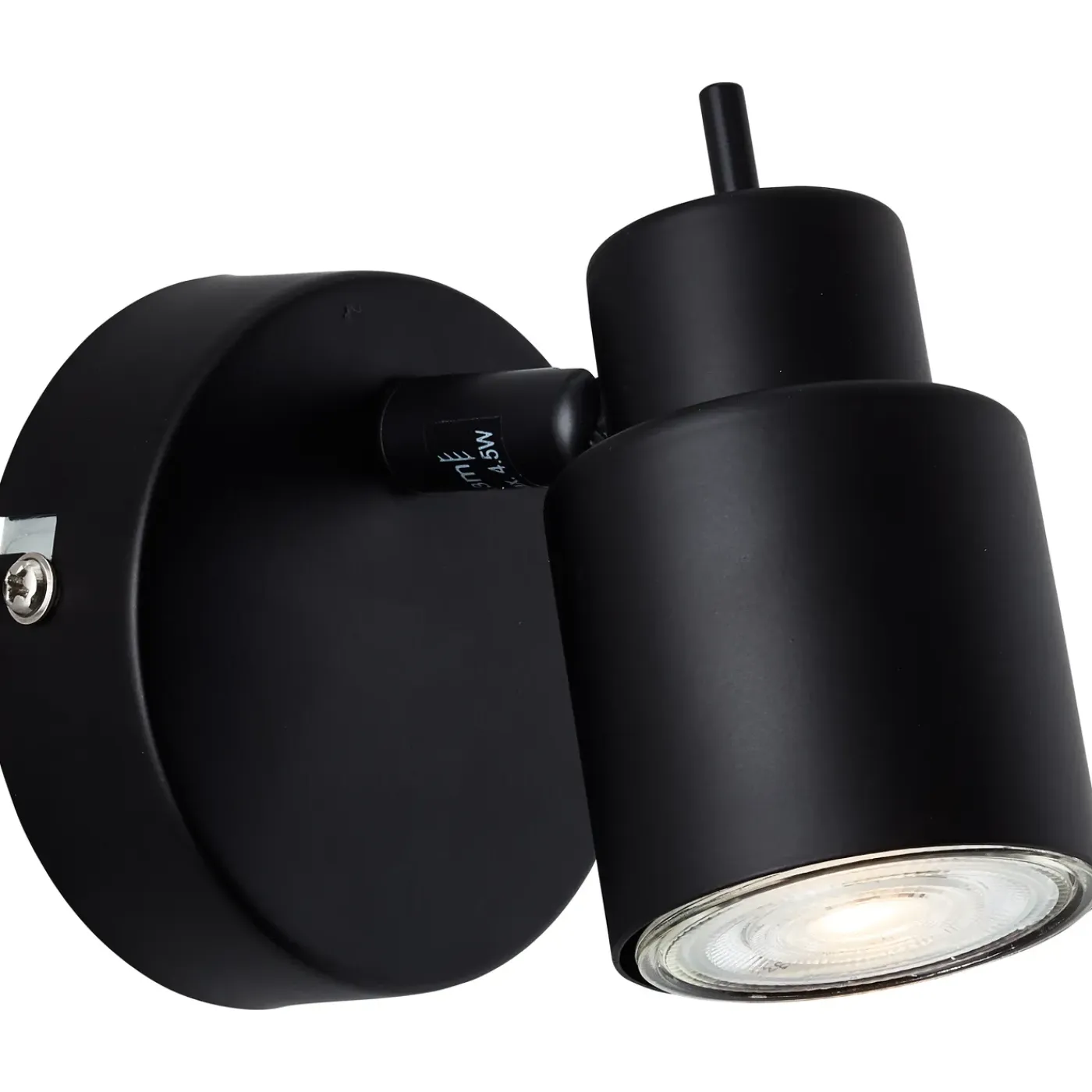 Baseline Wandlamp Verona - Zwart - GU10