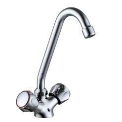 Baseline Wastafelmengkraan - Hoge uitloop - Draaibaar - Chroom - 25,0cm