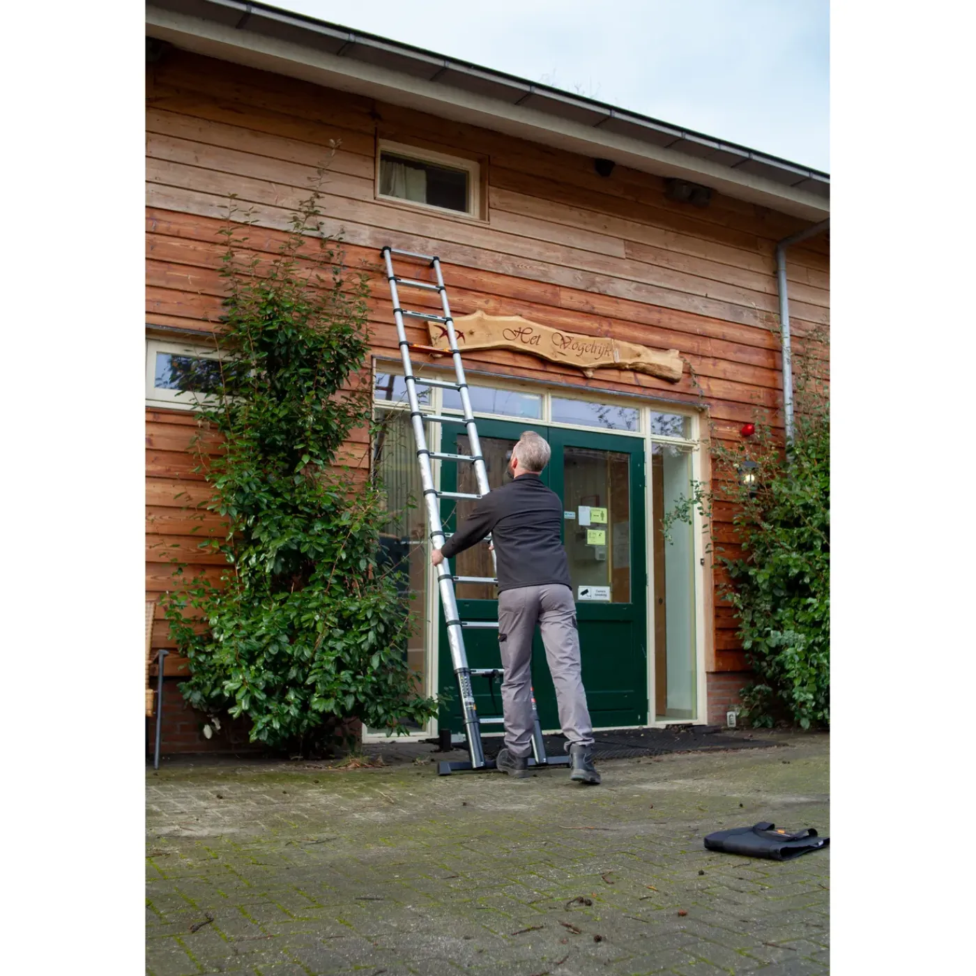 Batavia Telescoopladder - 13 treden - Kunststof - max. 150kg belasting