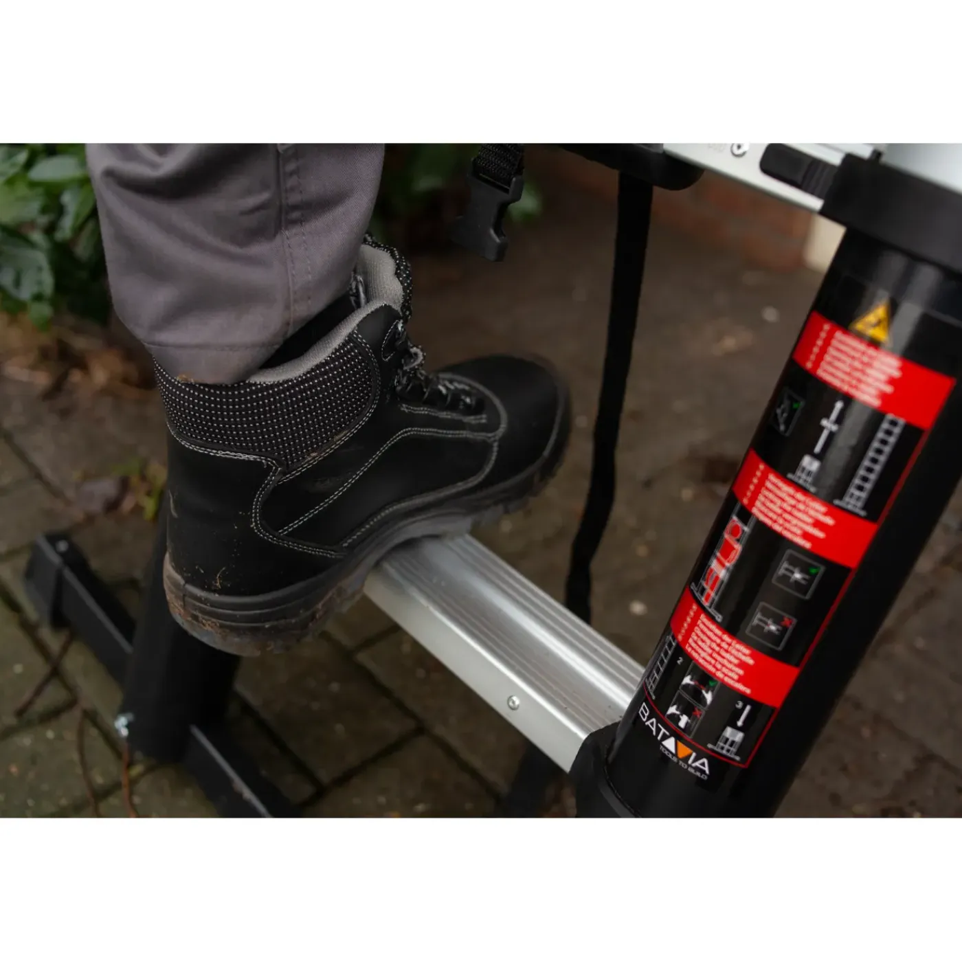 Batavia Telescoopladder - 13 treden - Kunststof - max. 150kg belasting