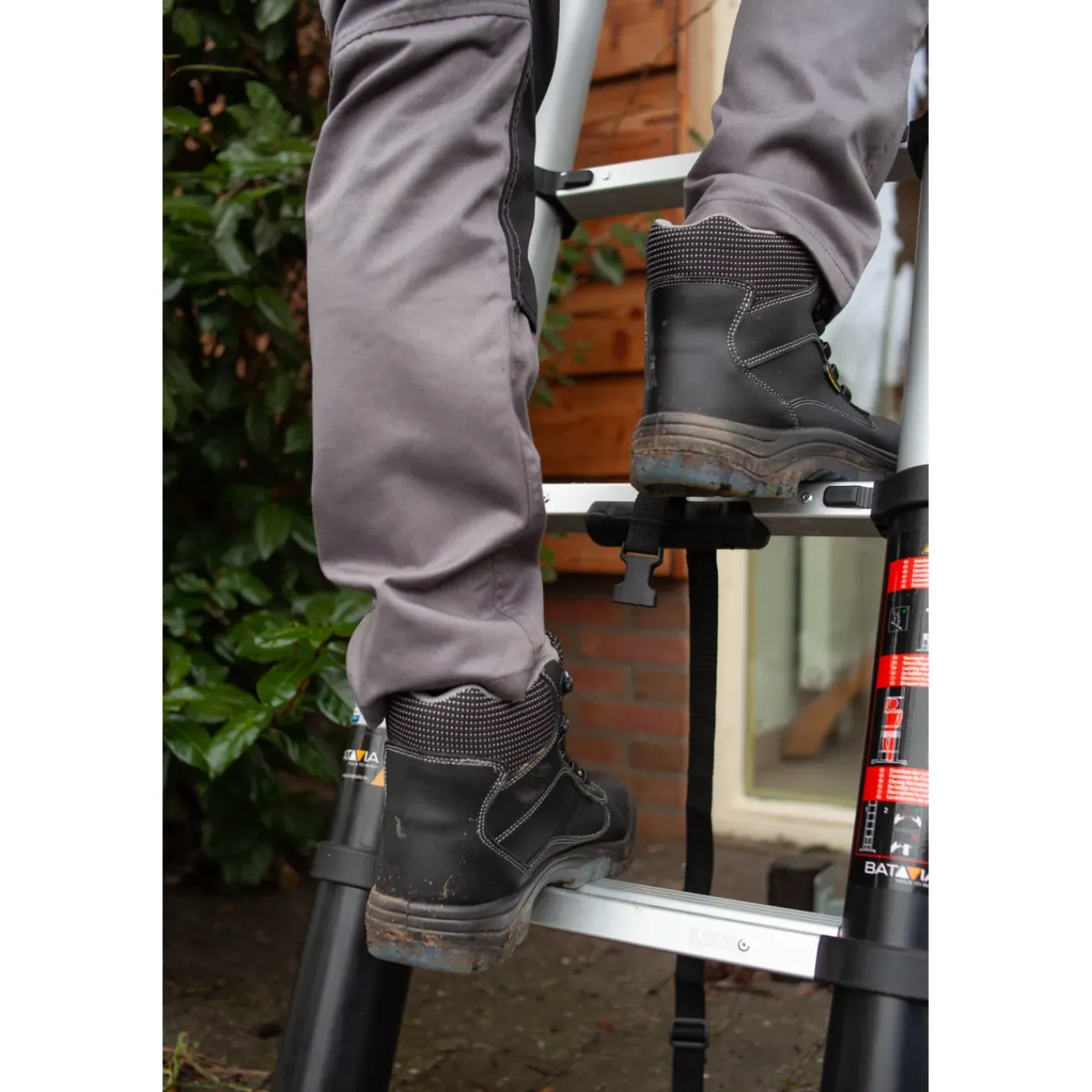Batavia Telescoopladder - 13 treden - Kunststof - max. 150kg belasting