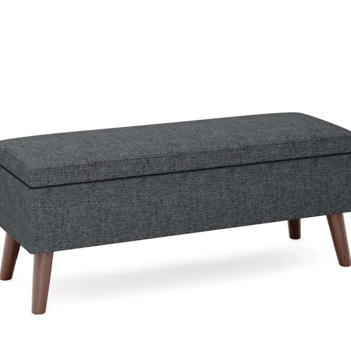 BEALIFE - Gestoffeerde Opbergbank - Ar588 - Donkergrijs - 110 X 39 X 45 Cm