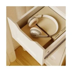BEALIFE - Moderne Slaapkamer Ladekast 4 Lades - Mat Wit - Hout - 30x30x85 Cm