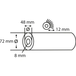 Behanglijmroller nylon