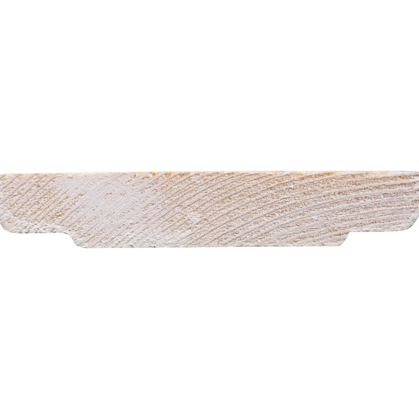 Belegstuk grenen wit gelakt 13x70mm 270cm
