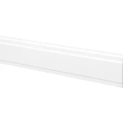 Belegstuk grenen wit gelakt 13x70mm 270cm