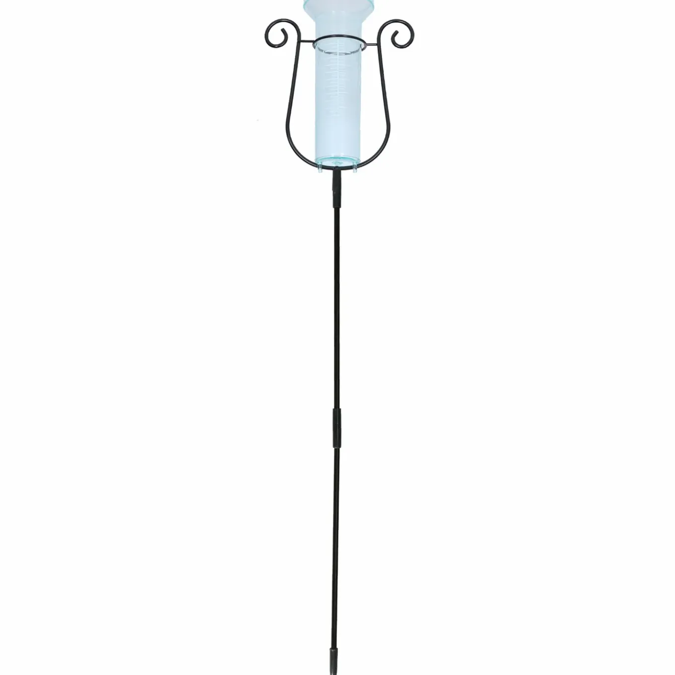 Bellatio Design Regenmeter - 75 Cm - Groen Met Zwart - Stevige Aardpin
