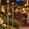 Bellatio Design Tuinfakkels - 4x - Bamboe - 60 Cm - Navulbaar