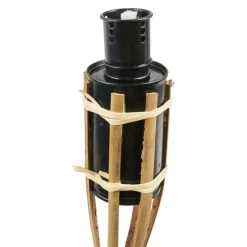 Bellatio Design Tuinfakkels - 4x - Bamboe - 60 Cm - Navulbaar