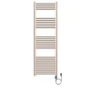 Belrad Elektrische Handdoekdroger - Smart Wifi - 700w - 1600x500mm - Geborsteld Koper - Rechts