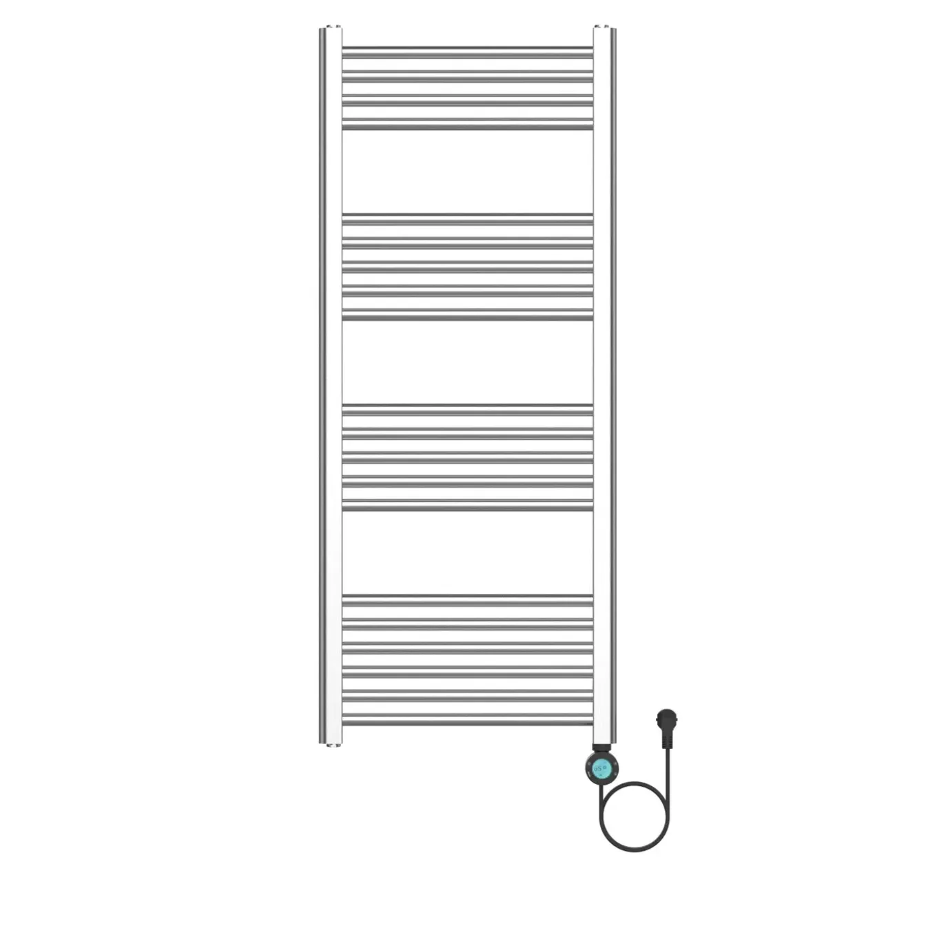 Belrad Elektrische Radiator 1200x500 Mm – 700w – Geborsteld Rvs – Smart Wifi