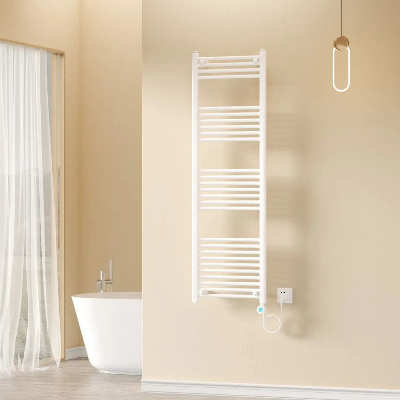 Belrad Elektrische Radiator 1600x500 Mm – 700w – Wit – Smart Wifi