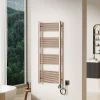 Belrad Elektrische Radiator 1200x500 Mm – 700w – Geborsteld Koper – Smart Wifi