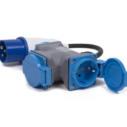 Benson Stekkerdoos 3-voudig - Cee - Ip44 - Geaard - Wit - 50 Cm
