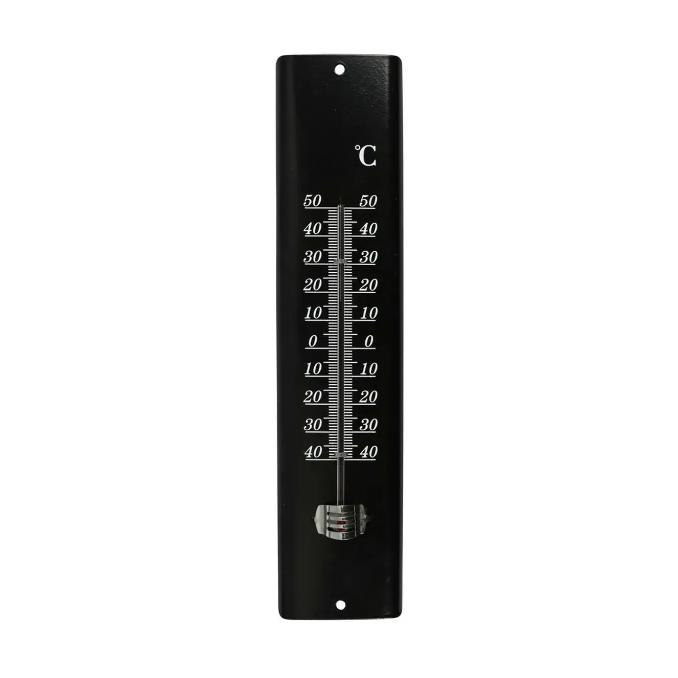 Benson Thermometer - Metaal - Zwart - 30 Cm - Binnen/buiten
