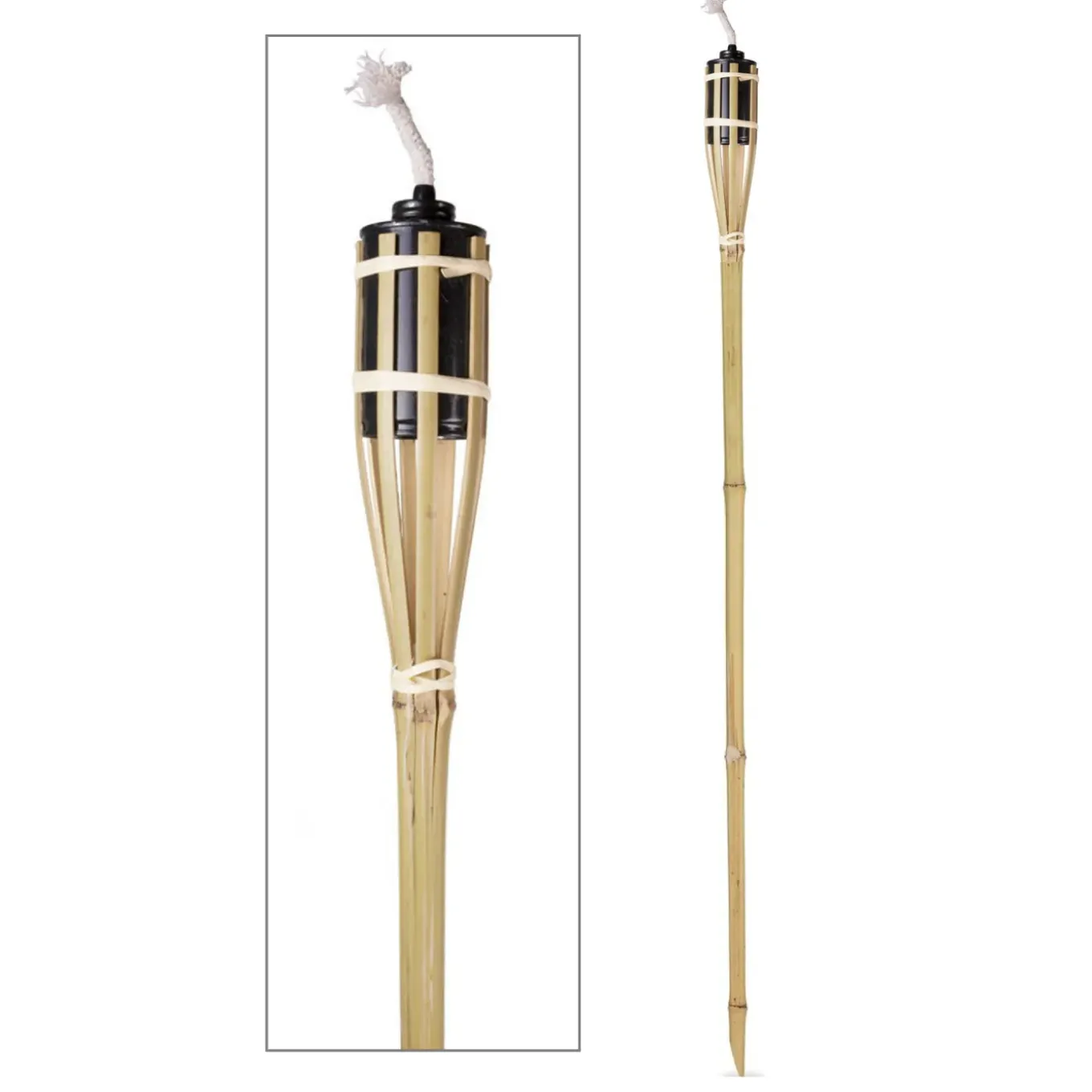 Benson Tuinfakkels - Lampenolie - Bamboe - Navulbaar - 120 Cm