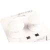 Bertomani Meubelknop - Aluminium - Wit - 35mm - Set van 2